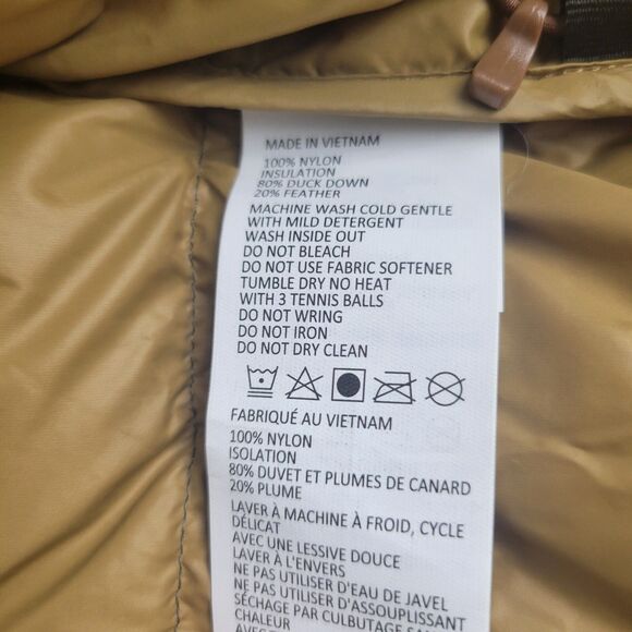 Prana Mens Whitney Portal Duck Down Feather Puffer Jacket Hooded 2XL NWT $270 - Picture 11 of 12